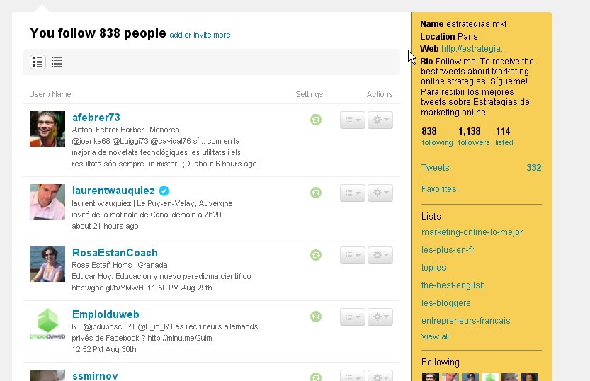 Twitter para novatos: Como crear listas Twitter