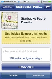 Facebook Ofertas - Promociones en Starbucks